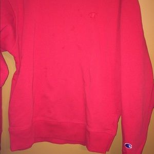 Red champion sweatshirt Mens medium.